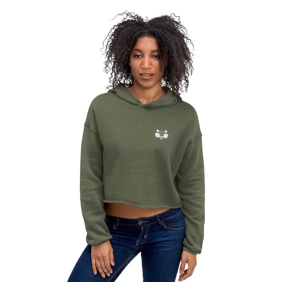 PAZFIT Bee Crop Hoodie - Image 4