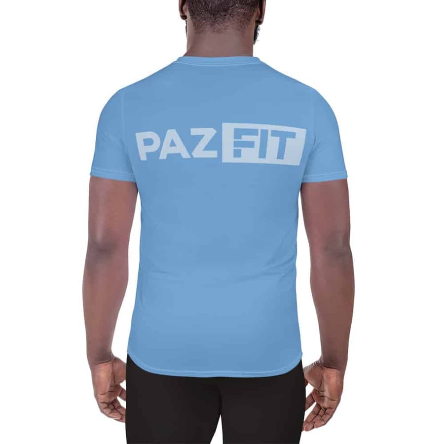 PAZFIT Men's Sports T-shirt (Midday Sky Blue)